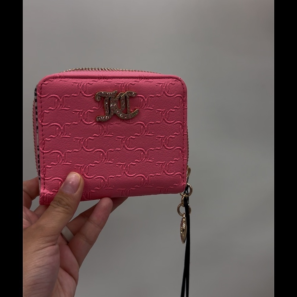 Juicy Couture Hot Pink Embossed Women's Wallet